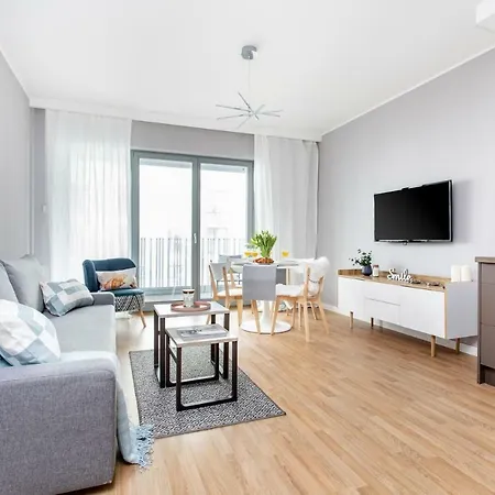 Seaside Beach 150M Do Plazy - Parking - Praia Apartments - Polsat Ergo Arena Plus Danzig Exterior foto