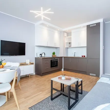Seaside Beach 150M Do Plazy - Parking - Praia Apartments - Polsat Ergo Arena Plus Danzig Exterior foto